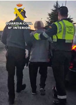 Momento de la detención.