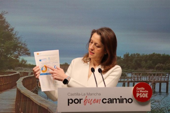 La vicesecretaria general del PSOE de Castilla-La Mancha y eurodiputada, Cristina Maestre