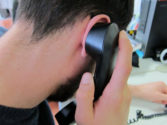 Archivo - Arquivo - Imagem de referência de telefone fixo, chamada