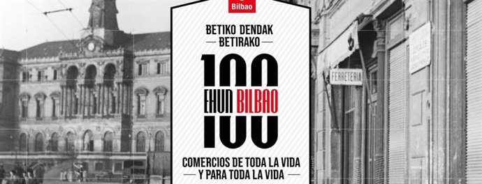 Bilboko 100 urteko saltokien argazki erakusketa ireki dute metroaren Zazpikaleetako geltokian
