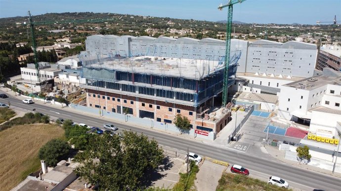 El Hospital de Manacor en obras.