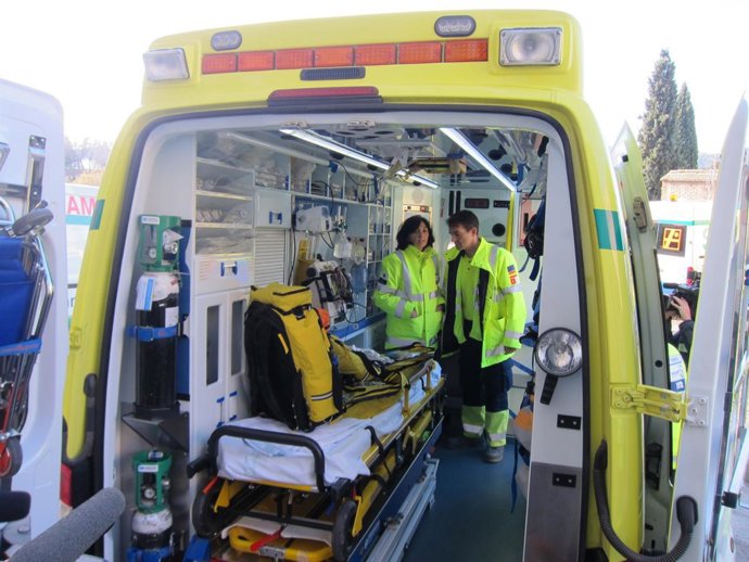 Archivo - UVI móvil del Sescam.