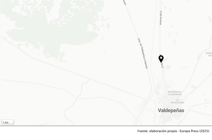 El accidente ha tenido lugar en el término municipal de Valdepeñas.