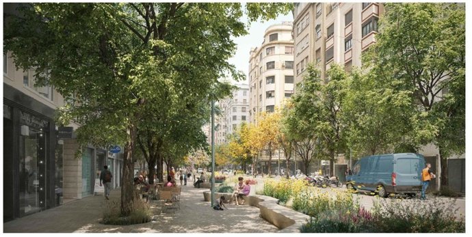 Proyecto para la reurbanización de la avenida del Oeste