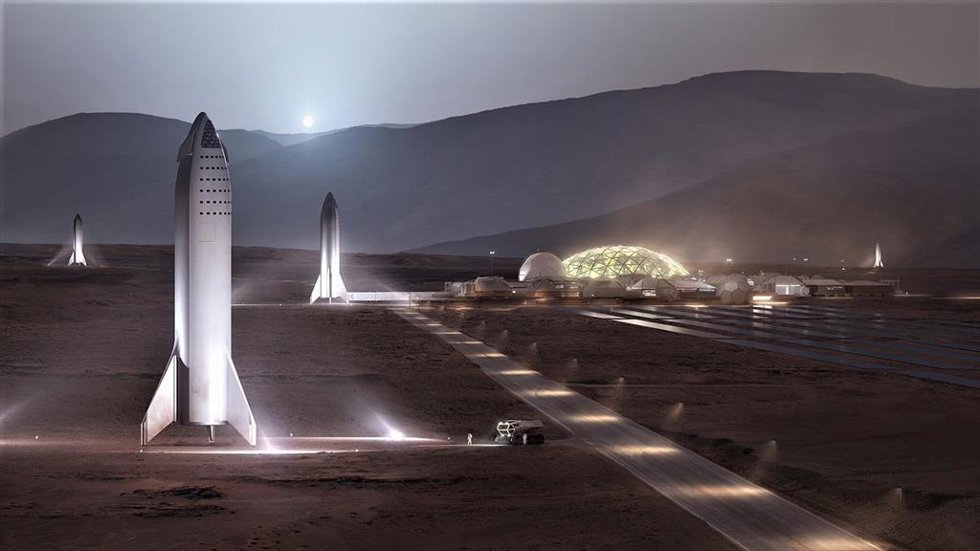 Archivo - Cohetes de Space X.