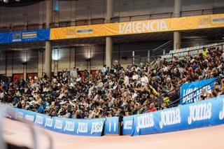 Archivo - La venta de entradas del Europeo de atletismo bajo techo de Valencia 2027 roza el 50% en sus dos primeras semanas.