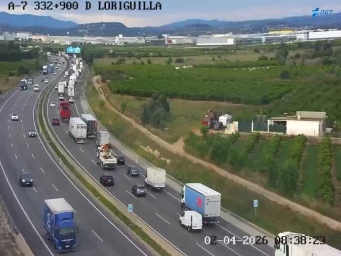 Carretera amb retencions, A-7