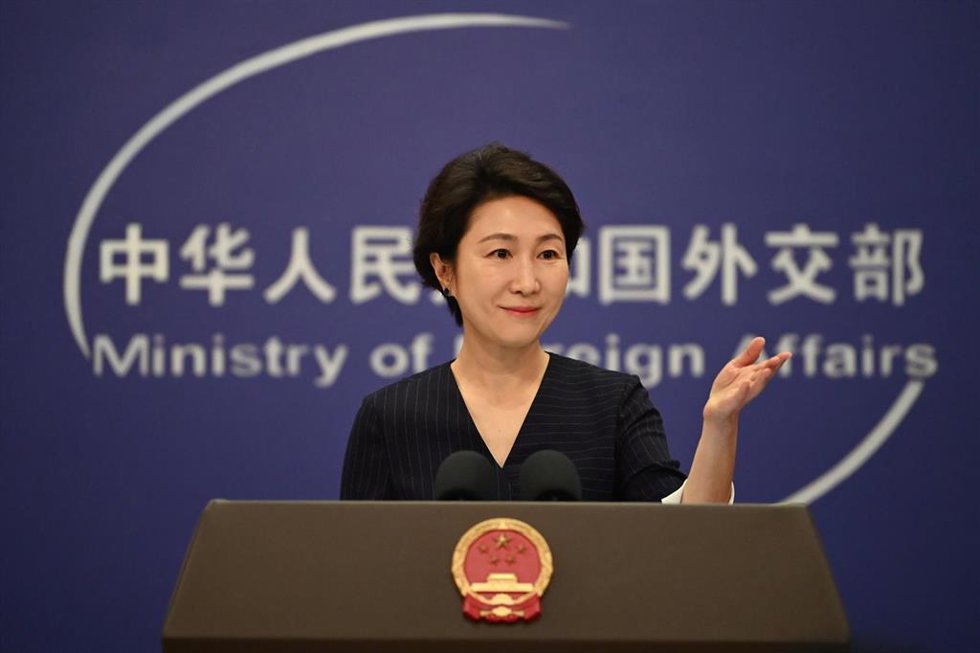Archivo - La portavoz del Ministerio de Exteriores de China, Mao Ning.