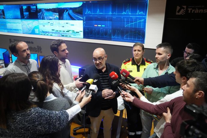 El director del SCT, Ramon Lamiel, explica la operación salida de Semana Santa