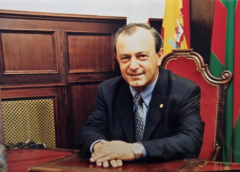 Javier López Marcano en su etapa como alcalde de Torrelavega