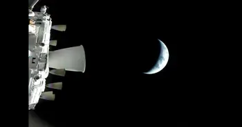 Los astronautas de Artemis II encienden el motor de Orión durante 43 segundos para ajustar la trayectoria
