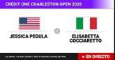 Foto: Jessica Pegula - Elisabetta Cocciaretto, en directo hoy: sigue el partido de Credit One Charleston Open