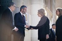 La Reina Sofía visita el Museo Salzillo y la sede de la Cofradía de Nuestro Padre Jesús Nazareno de Murcia