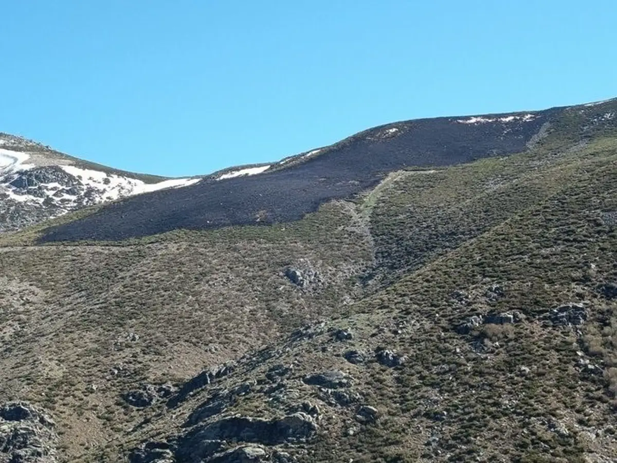 Incendio forestal en Tornavacas (Cáceres)