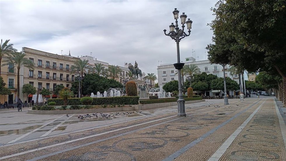 Archivo - Imagen de archivo de la Plaza del Arenal de Jerez de la Frontera (Cádiz).