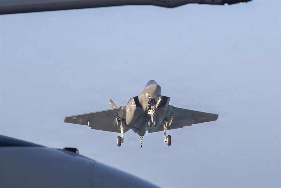 Imagen de archivo de un caza F-35C Lightning II de EEUU.