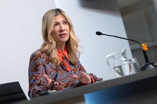 Archivo - La vicepresidenta y portavoz del Gobierno de Aragón, Mar Vaquero