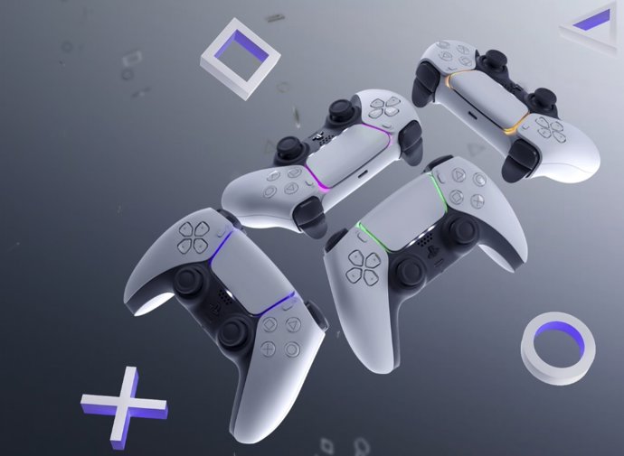 Archivo - Arquivo - Representação gráfica de vários controles do PlayStation 5.