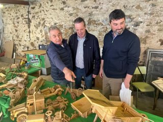 Marcelino Marcos en la XXI Feria de Oficios y Costumbres del Medio Rural en Valdés