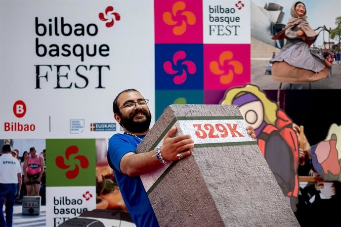 Archivo - Herri kirolak en Bilbao basque FEST