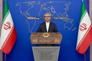 Archivo - Arxivo - El portaveu del Ministeri d'Exteriors d'Iran , Esmail Baqaei, durant una roda de premsa a Teheran.