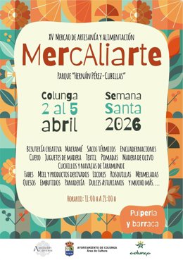 Colunga acoge la Semana Santa con el Mercáu de artesanía y alimentación MercAliarte