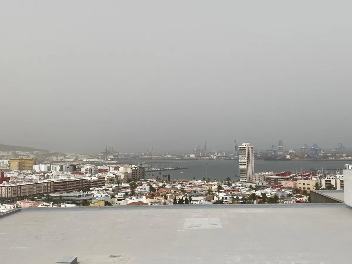 La calima en Las Palmas de Gran Canaria