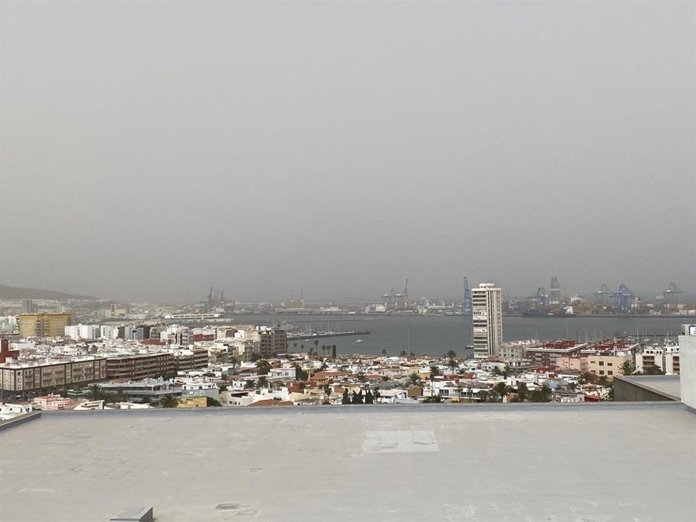La calima se extiende por Las Palmas de Gran Canaria