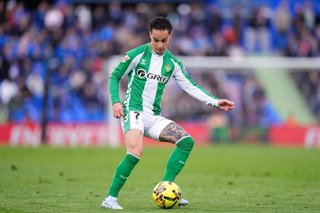 Antony, en un partido con el Real Betis.