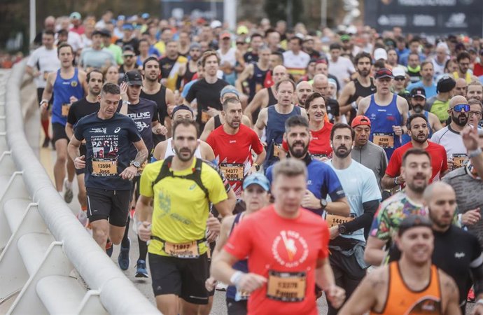 Archivo - Imagen de archivo del Maratón de València