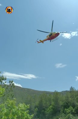 Archivo - Imagen de archivo de un helicóptero del CPBV