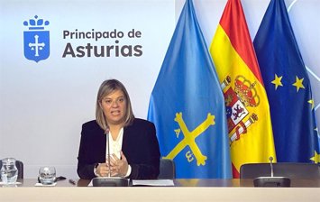 Archivo - La vicepresidenta del Gobierno asturiano, Gimena Llamedo.