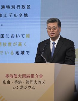 Archivo - El dirigente chino Ma Xingrui durante un discurso realizado en 2019.