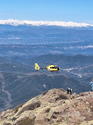 Rescat a les Agudes, a Arbúcies