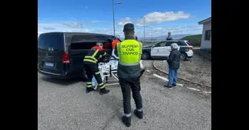 Trasladado al Hospital de Navarra un logroñés de 78 años tras sufrir un problema cardíaco en la A-12