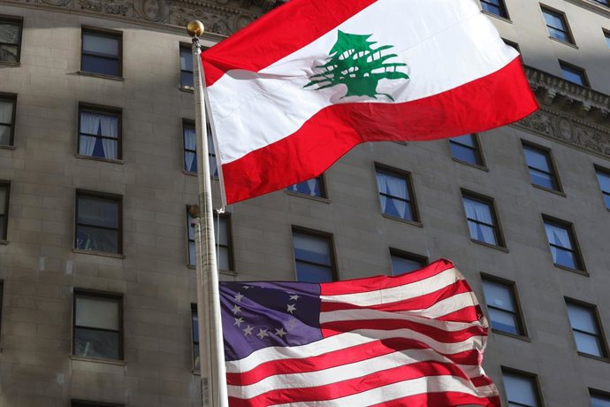 Archivo - December 7, 2024, Ny, USA: NEW YORK, NEW YORK - DECEMBER 06: Mayor Eric Adams delivers remarks during a flag-raising ceremony celebrating Lebanon at Bowling Green Park in Manhattan on Friday, December 6, 2024. The event highlighted the cultural 