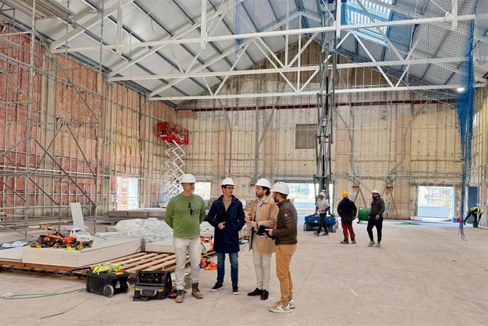 La rehabilitación de la Nave de la Azucarera de Monzón entra en su recta final y podría estar operativa en verano