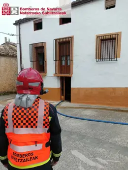 Incendio en Villatuerta