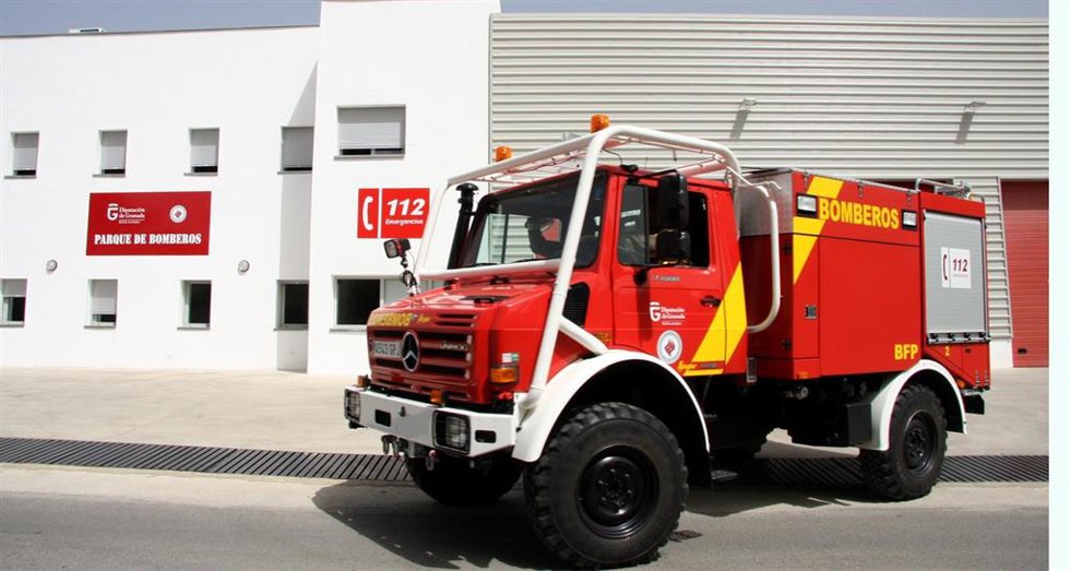 Archivo - Vehículo de bomberos.