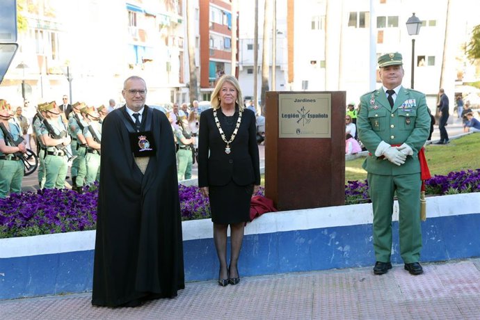 Marbella rinde homenaje a la Legión y le otorga su nombre a un espacio público de la ciudad
