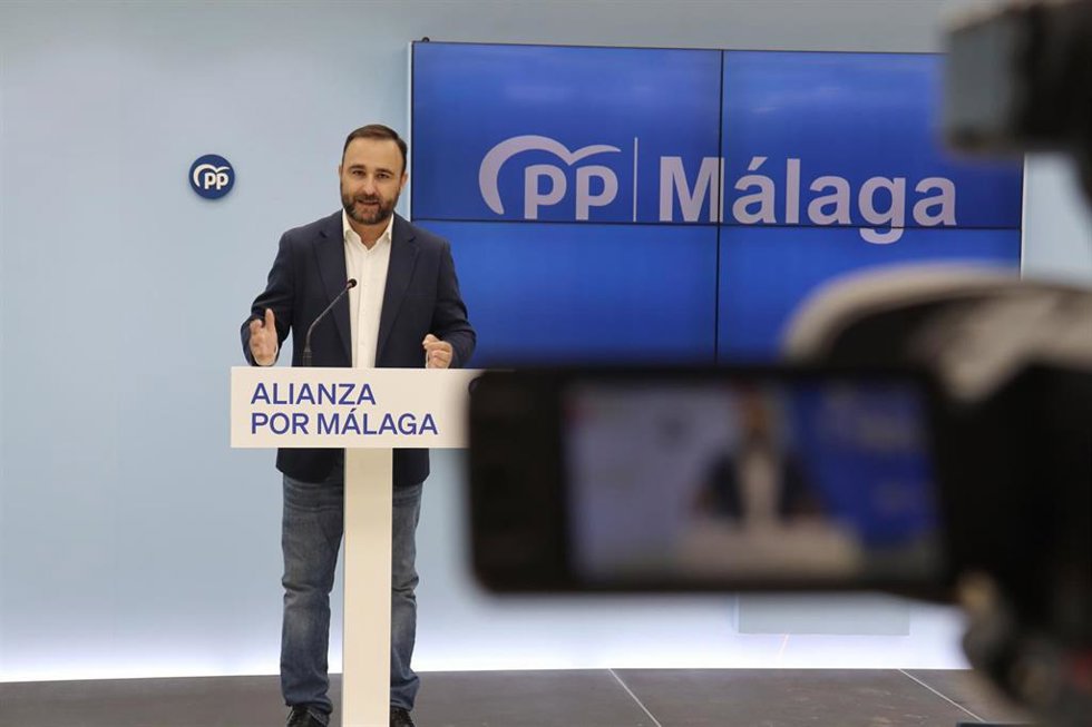 Archivo - El diputado nacional por el PP de Málaga Mario Cortés.