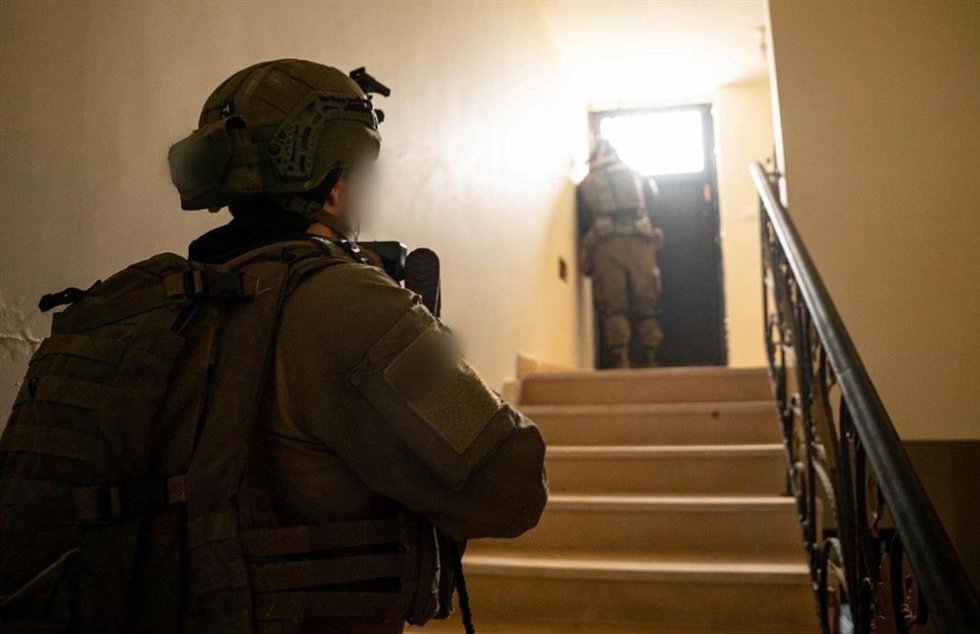 Militares israelíes en el sur de Líbano