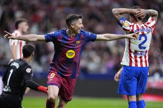 Robert Lewandowski, Atlético de Madrid - FC Barcelona