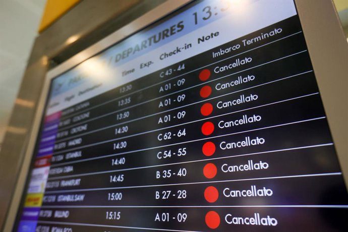 Archivo - Arquivo - Foto: Guido Calamosca/LaPresse. 15/07/2023 Bolonha, Itália - Notícias. Aeroporto Marconi, greve e voos cancelados. 15 de julho de 2023. Bolonha, Itália - Notícias. Aeroporto Marconi, greve e voos cancelados