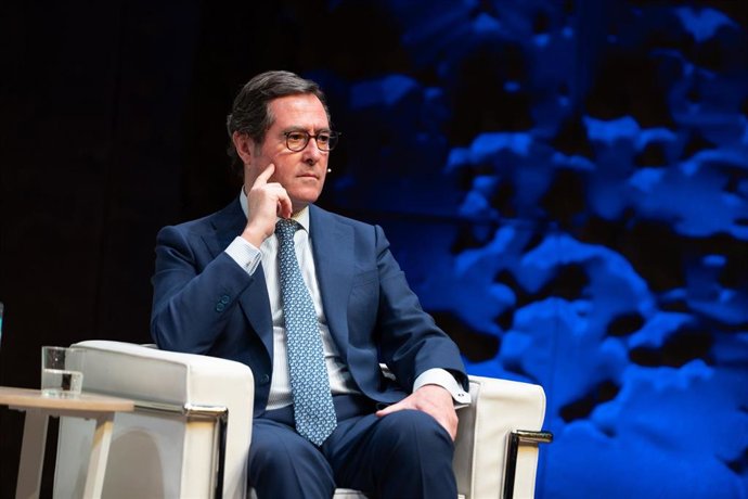 El presidente de la CEOE, Antonio Garamendi