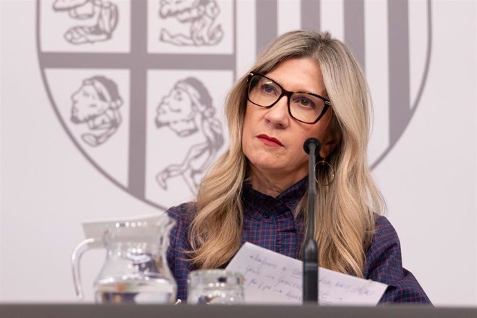 La vicepresidenta del Gobierno de Aragón en funciones, Mar Vaquero.