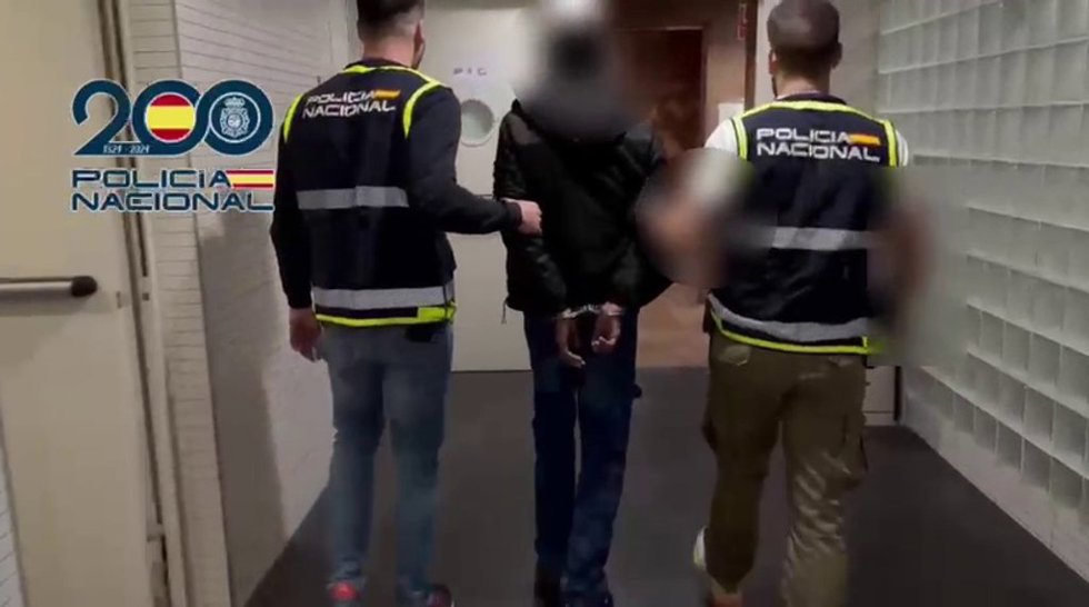 Imagen del detenido