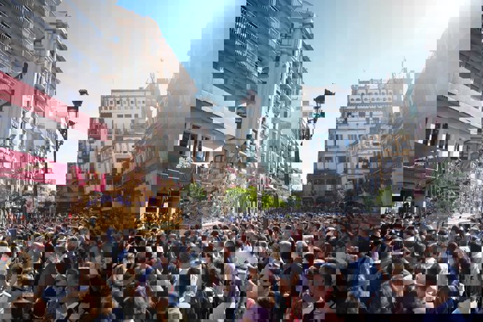 Imagen realizada en la mañana del Domingo de Resurrección