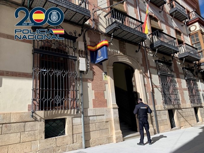 Imagen de la Comisaria de Policía de Baza.