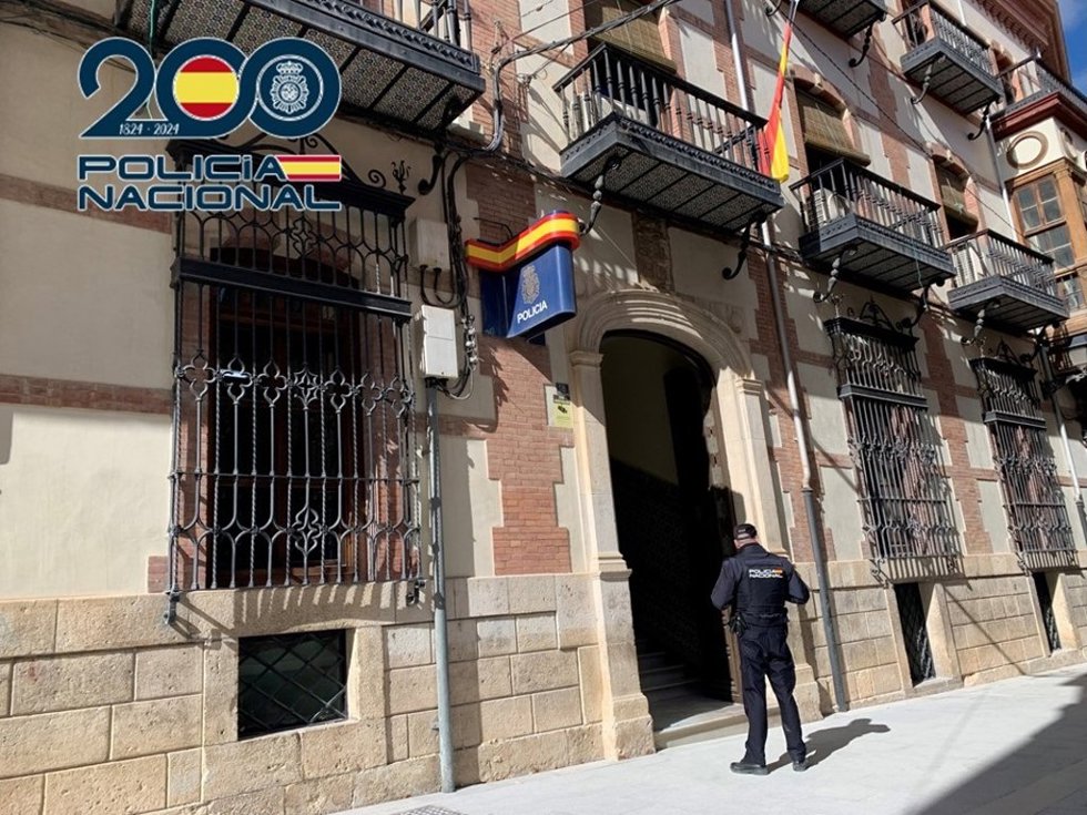 Imagen de la Comisaria de Policía de Baza.